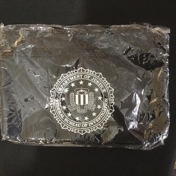 FBI (Cosmetics/Multi)CHUM BAG NICE! (MIP) Nylon 2 Pockets Top/ Side (Unisex) - Picture 2 of 4